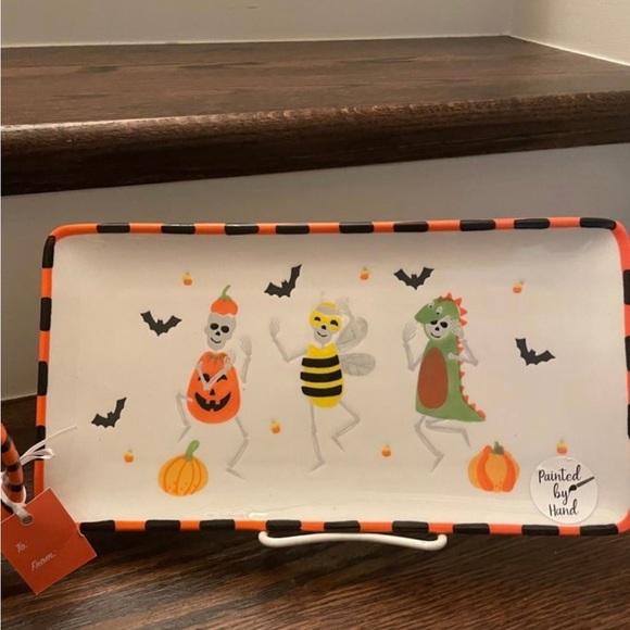 NEW “LANG DESIGNS” RARE HALLOWEEN MUGS /MATCHING TRAY - Picture 2 of 5